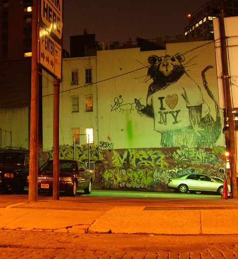Banksy NYC Rat