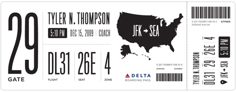 Boarding Pass / FAIL: Delta