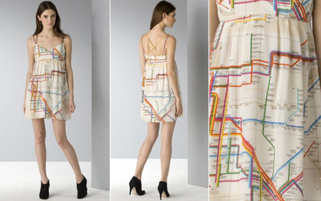 Subway Map Dress by Christian Francis Roth