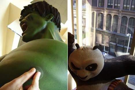 The Hulk and Kung Fu Panda