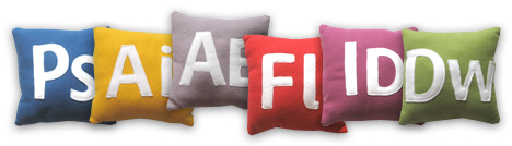 Adobe Creative Suite Pillows