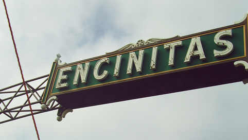 Encinitas Sign, Highway 101