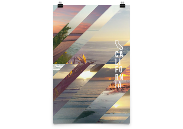 California Sunset Print