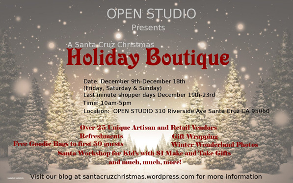 A Santa Cruz Christmas Holiday Boutique