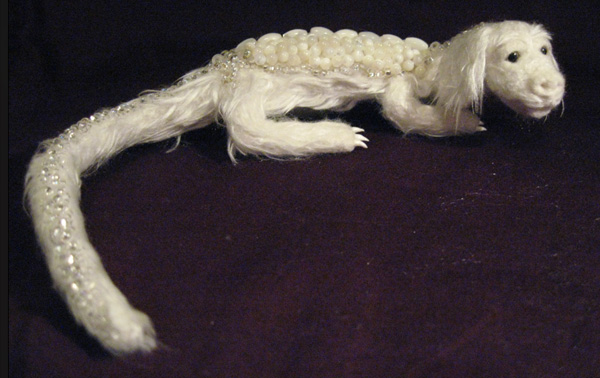 Felted Falkor the Luck Dragon