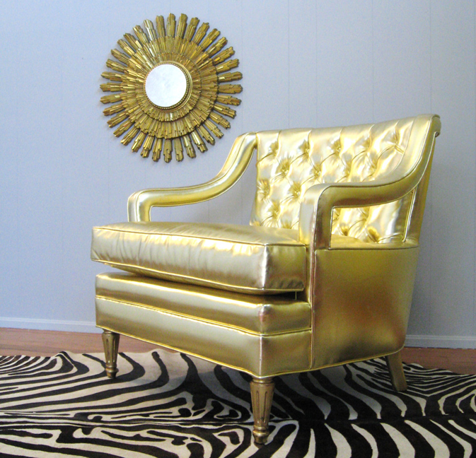 Gold Glam Chair