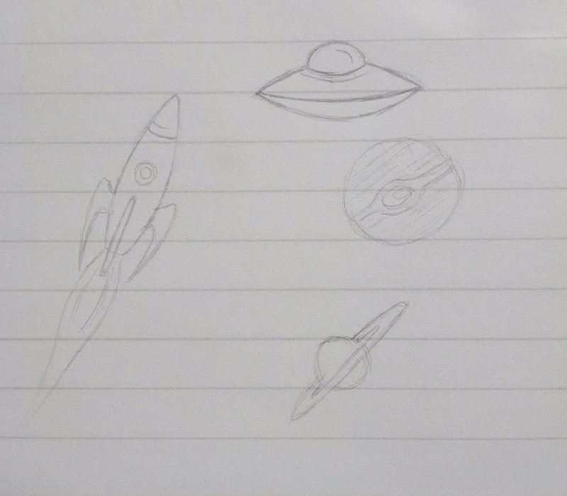 Space doodles
